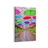 Olla 13994D Doğa / Manzara Görseli Dikey Kanvas Tablo (Ölçü: 60X90)