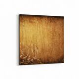 Olla 11986K Ahşap Desen Görseli Kare Kanvas Tablo (Ölçü: 25X25)