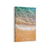 Olla 16417D Kumsal / Sahil Görseli Dikey Kanvas Tablo (Ölçü: 100X150)