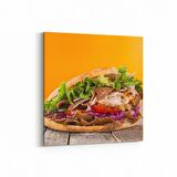 Olla 15228K Gıda Görseli Kare Kanvas Tablo (Ölçü: 30X30)
