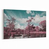 Olla 14523Y Doğa / Manzara Görseli Yatay Kanvas Tablo (Ölçü: 150X100)