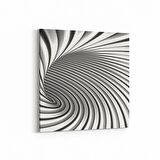 Olla 10238K Abstract Girdap Görsel Kare Kanvas Tablo (Ölçü: 60X60)