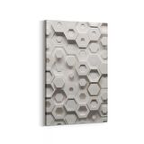 Olla 14945D Geometrik Desen Görseli Dikey Kanvas Tablo (Ölçü: 20X30)