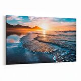 Olla 16101Y Günbatımı Görseli Yatay Kanvas Tablo (Ölçü: 45X30)