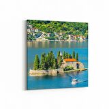 Olla 18045K Yapı Görseli Kare Kanvas Tablo (Ölçü: 100X100)