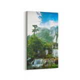 Olla 13773DD Doğa / Manzara Görseli Dikey Dar Kanvas Tablo (Ölçü: 60X120)