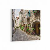 Olla 18299K Yapı Görseli Kare Kanvas Tablo (Ölçü: 60X60)