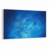 Olla 14766Y Gece Gökyüzü Görseli Yatay Kanvas Tablo (Ölçü: 150X100)