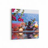 Olla 17050K Spa / Masaj Görseli Kare Kanvas Tablo (Ölçü: 25X25)