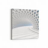 Olla 10443K Abstract Tünel Görsel Kare Kanvas Tablo (Ölçü: 30X30)