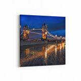 Olla 18578K Yapı Görseli Kare Kanvas Tablo (Ölçü: 100X100)