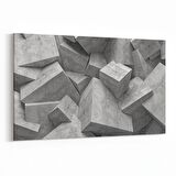 Olla 10023Y Abstract 3 Boyut Görsel Yatay Kanvas Tablo (Ölçü: 30X20)