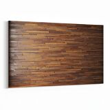 Olla 12041Y Ahşap Desen Görseli Yatay Kanvas Tablo (Ölçü: 45X30)