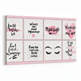 Olla 16305Y Kuaför / Berber Görseli Yatay Kanvas Tablo (Ölçü: 90X60)