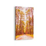 Olla 14101DD Doğa / Manzara Görseli Dikey Dar Kanvas Tablo (Ölçü: 40X80)
