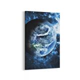 Olla 17598D Uzay Görseli Dikey Kanvas Tablo (Ölçü: 100X150)