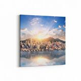 Olla 18483K Yapı Görseli Kare Kanvas Tablo (Ölçü: 25X25)