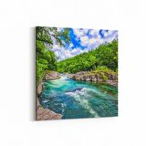 Olla 13261K Doğa / Manzara Görseli Kare Kanvas Tablo (Ölçü: 30X30)