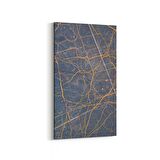 Olla 16695DD Mermer Desen Görsel Dikey Dar Kanvas Tablo (Ölçü: 60X120)
