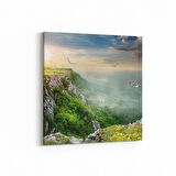 Olla 13777K Doğa / Manzara Görseli Kare Kanvas Tablo (Ölçü: 30X30)