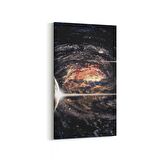 Olla 17623DD Uzay Görseli Dikey Dar Kanvas Tablo (Ölçü: 60X120)