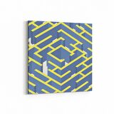 Olla 10342K Abstract Görsel Kare Kanvas Tablo (Ölçü: 25X25)