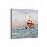 Olla 18400K4 Yapı Görseli Kare 4'lü Kanvas Tablo (Ölçü: 145X145)