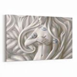 Olla 10000Y 3 Boyut Görsel Yatay Kanvas Tablo (Ölçü: 30X20)