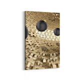 Olla 10427D Abstract Tünel Görsel Dikey Kanvas Tablo (Ölçü: 20X30)