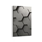 Olla 10026D Abstract 3 Boyut Görsel Dikey Kanvas Tablo (Ölçü: 60X90)