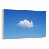 Olla 15411Y Gökyüzü Bulut Görseli  Yatay Kanvas Tablo (Ölçü: 90X60)