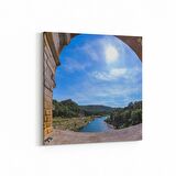 Olla 13909K Doğa / Manzara Görseli Kare Kanvas Tablo (Ölçü: 100X100)