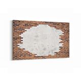Olla 17345Y Taş / Tuğla Görseli Yatay Kanvas Tablo (Ölçü: 90X60)