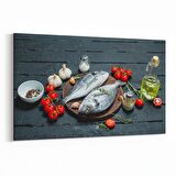 Olla 15051Y Gıda Görseli Yatay Kanvas Tablo (Ölçü: 70X50)