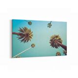 Olla 11520Y Palmiye Ağacı Görseli Yatay Kanvas Tablo (Ölçü: 45X30)