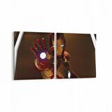 Olla 12806K2Y Çocuk Odası Görseli 2'li Yatay Kanvas Tablo (Ölçü: 105X50)