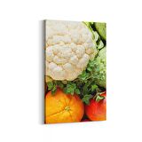 Olla 15255D Gıda Görseli Dikey Kanvas Tablo (Ölçü: 100X150)