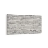 Olla 17422YD Taş / Tuğla Görseli Yatay Dar Kanvas Tablo (Ölçü: 60X30)