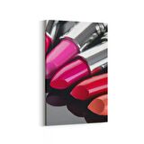 Olla 16296D Kuaför / Berber Görseli Dikey Kanvas Tablo (Ölçü: 60X90)