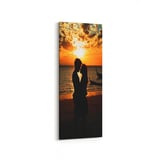 Olla 15948DI Günbatımı Görseli Dikey İnce Kanvas Tablo (Ölçü: 30X90)
