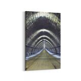 Olla 18933D Yapı Görseli Dikey Kanvas Tablo (Ölçü: 70X105)