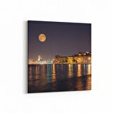Olla 17957K Yapı Görseli Kare Kanvas Tablo (Ölçü: 25X25)