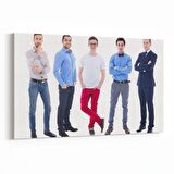 Olla 16922Y Model / Manken Görseli Yatay Kanvas Tablo (Ölçü: 150X100)