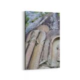 Olla 18585D Yapı Görseli Dikey Kanvas Tablo (Ölçü: 20X30)