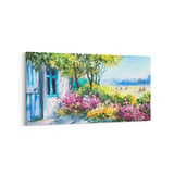 Olla 17780YD Yağlı Boya Görseli Yatay Dar Kanvas Tablo (Ölçü: 80X40)