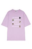 Unisex Oversize T-shirt Character Quotes