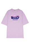 Unisex Oversize T-shirt Star Wars Logo With The Child