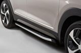 Omsa Line Chery Tiggo 7 Pro Yan Basamak 2023 Sonrası Proside Mat Alüminyum Alınlı Yan Koruma Basamak