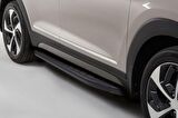 Omsa Line Chery Tiggo 7 Pro Yan Basamak 2023 Sonrası Proside Mat Siyah Alüminyum Alınlı Yan Koruma Basamak