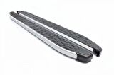 Omsa Line Hyundai ix35 Yan Basamak 2010-2015 Blackline Mat Alüminyum Alınlı Yan Koruma Basamak